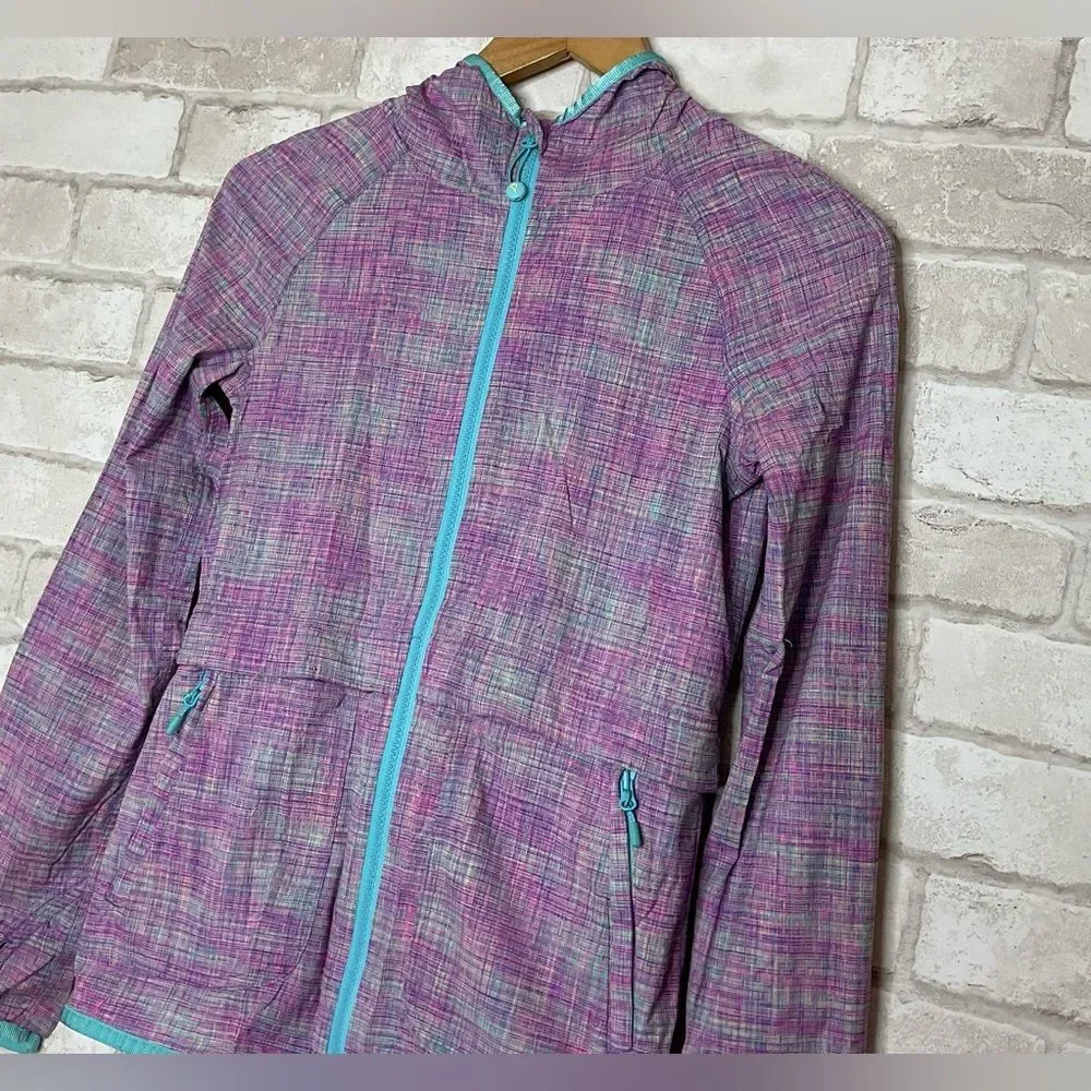 Ivivva Girls Space Dye Lightweight Performance Jacket Size 12